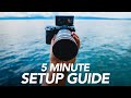 5 MINUTE SONY CAMERA SETUP - Sony a7RIV a7III a9II a6600 a6400 a6100