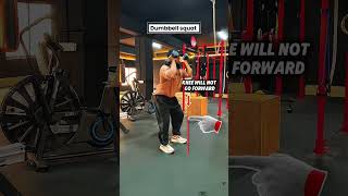 Dumbbell Squat Correct Form &amp; Technique 🏋️‍♀️