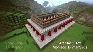 60sec Minecraft Time-lapse [Asian Temple]