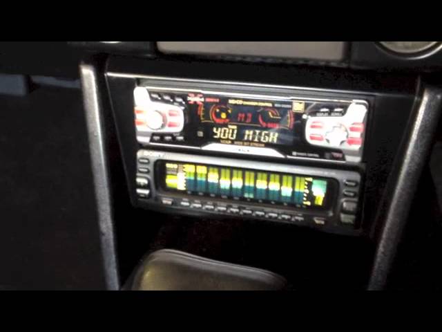 Sony MDX-CA680X Minidisc and XE-744 equalizer in AE86 - YouTube