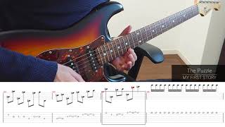 MY FIRST STORYのThe Puzzleをギターで弾いてみた【TABあり】