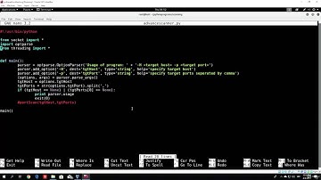 L10 (#2) Coding an advanced port scanner part 2
