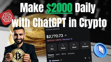 How to Make Money Online in 2025 with ChatGPT in Crypto | AI Passive Income