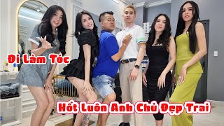 Thu Phương Đi Cắt Tóc Kiểu Nhật,Hốt Luôn Anh Chủ Vì Quá Đẹp Trai