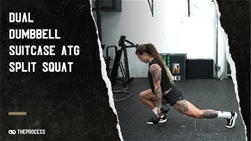 Dual Dumbbell Suitcase ATG Split Squat