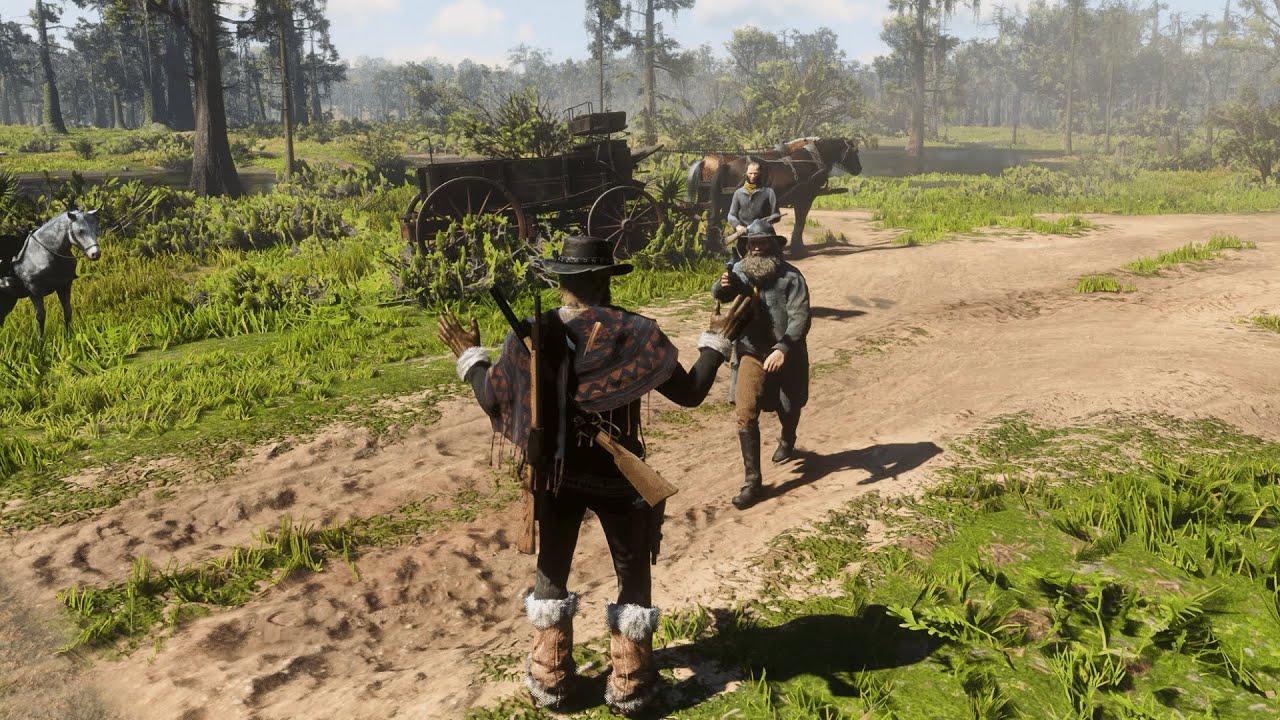 Couldn't kill them properly for a random NPC in Red Dead Redemption 2 ...