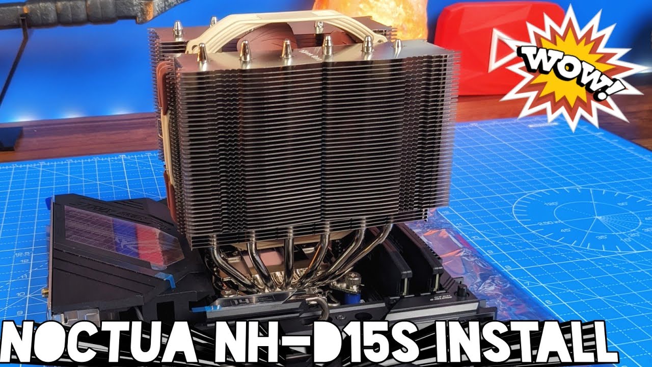 Noctua NH-D15S premium CPU cooler with an LGA 1700 install