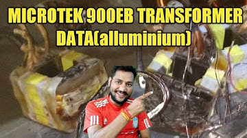 MICROTEK 900EB TRANSFORMER DATA(alluminium)