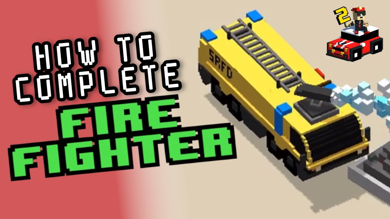 How to complete FIRE FIGHTER [MAIN MISSION] in Smashy Road