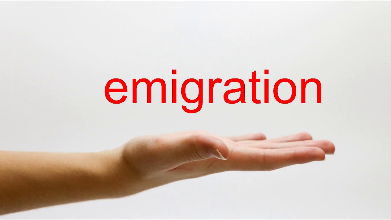 How To Pronounce Emigration - American English