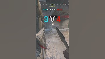 1v4 Knife in MW3 😂