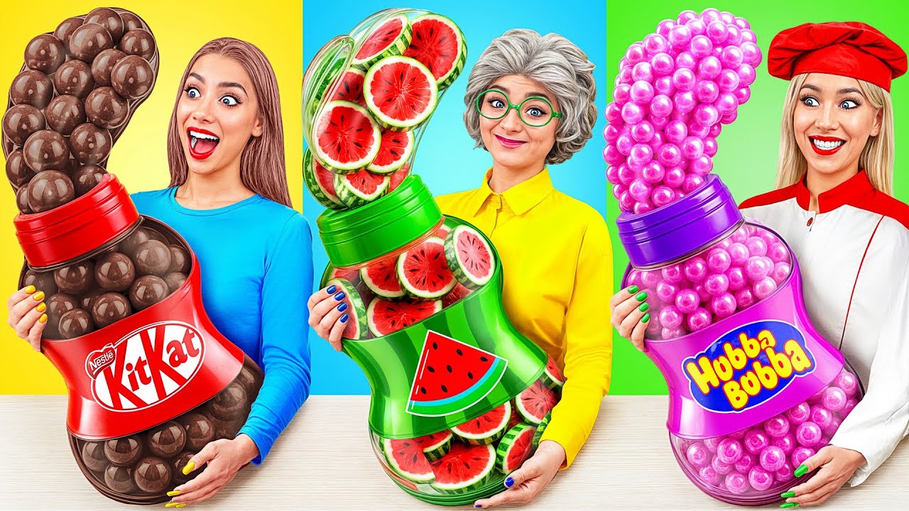 Я против Бабушки Кулинарный Челлендж Укрась Торт | Война Пранков от Multi DO Challenge