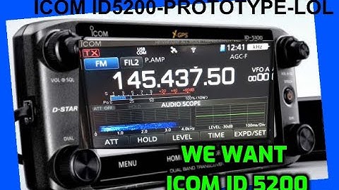SPOOF- ICOM ID 5200 DSTAR- WILL THIS EVER BE MADE
