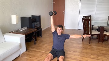 Single Arm Dumbbell Z Press