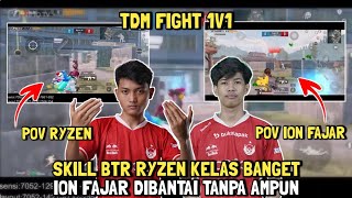 BTR RYZEN VS ION FAJAR TDM FIGHT 1V1 (Pov Ryzen & Fajar) | PUBG Mobile