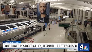 JFK Terminal Shutdown May Last Days Amid Power Woes, FAA Warns | News 4 Now Jfk Terminal Remains Closed Friday After Power Outage