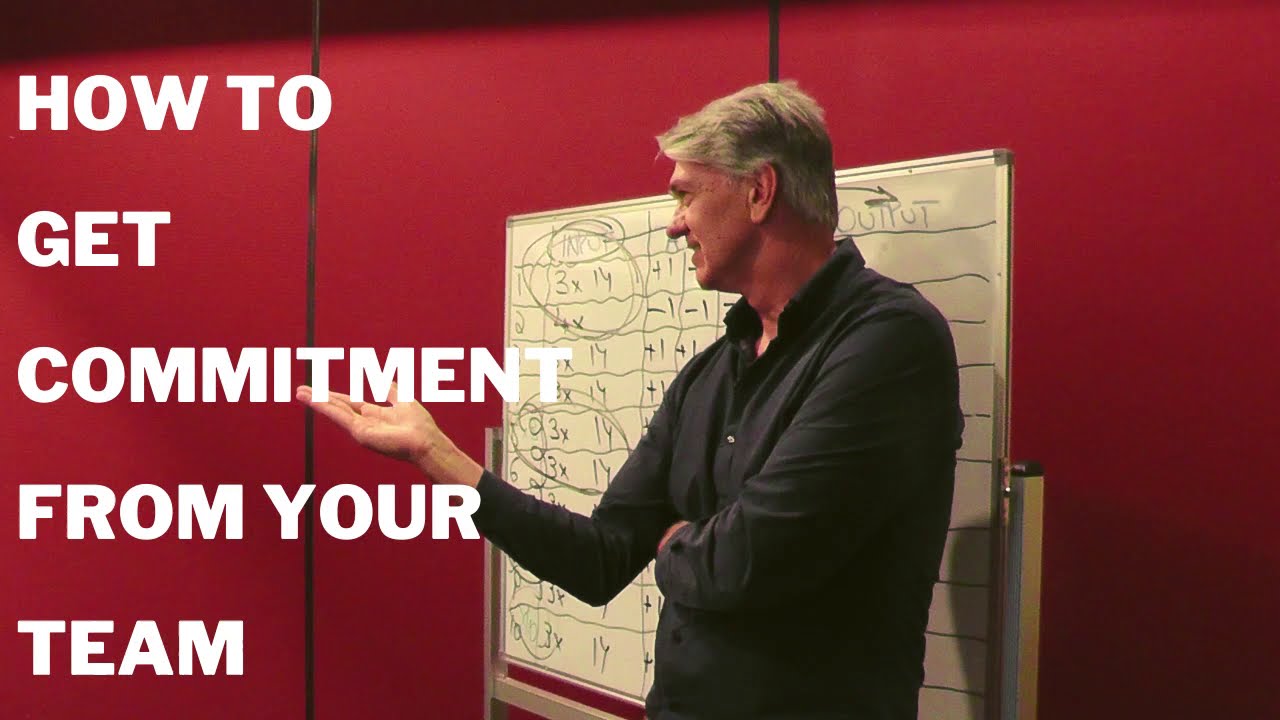 How to Get commitment From Your Team - Management Secret No. 7 - YouTube