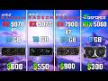 RX 9070 XT vs RX 9070 vs RX 7900 XT vs RTX 5060 | Test in 6 Games