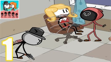 Stickman Escape: Choice Story - All Levels 1-5 Gameplay Walkthrough Part #1