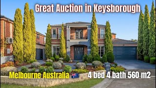 Auction @ 9 Chris Court, Keysborough, VIC 3173 Australia. 4 bed 4 bath 560 m2