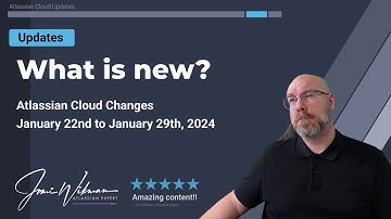 Atlassian Cloud Changes - January 22nd to January 29th.