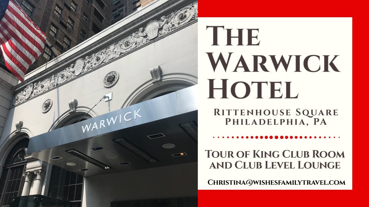 The Warwick Hotel, Rittenhouse Square, Philadelphia, PA: Room and Club Tour