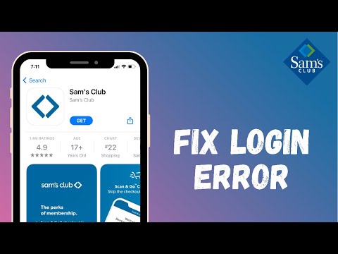 How to Fix Sam's Club Login Error | 2021