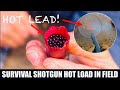 How to reload a shotgun shell in the field for survival  aka  hot load