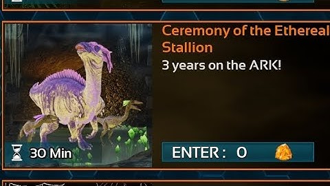 ARK MOBILE | Ceremony of the Ethereal Stallion Dungeon WALKTHROUGH
