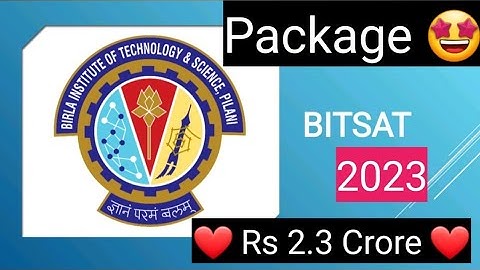All about BITSAT 2023 | Exam pattern , Eligibility criteria , Cutoff ,Placement |How to Crack BITSAT