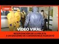 Espectacular intervenció policial amb un malalt de coronavirus agressiu