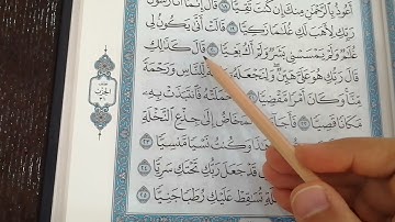 سورة مريم الآيات من ١٩ إلى ٢٥ 📖