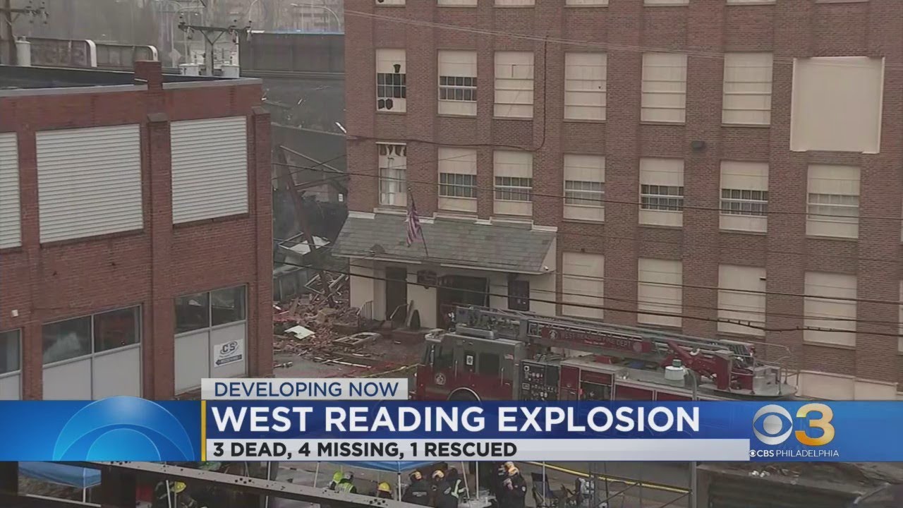 3 dead, 4 missing after West Reading candy factory explosion YouTube