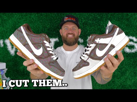 Video I Cut The Nike SB Dunk Low Paisley! - youtube