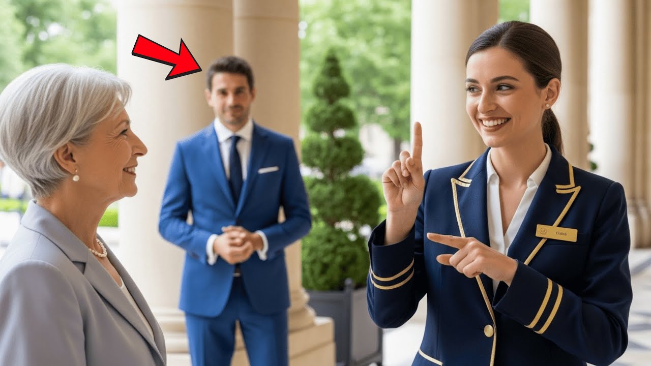 Réceptionniste Timide Salua La Mère Sourde Du Milliardaire En Signes — Sans Savoir Qu’Il Observait