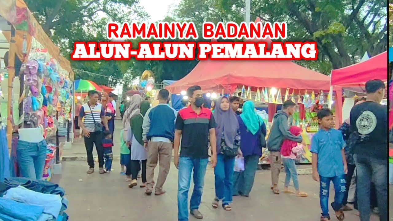 Ramainya Alun alun Kota Pemalang ||  Evening walk around the square