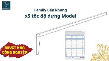Tạo Family bán khung 1 kèo trong Revit