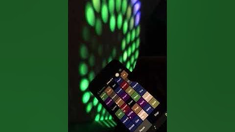 WiFi app controlled FadeCandy WS2812 LED Projector