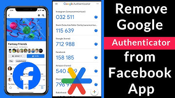How to Remove Google Authenticator from Facebook App?
