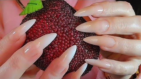 ASMR Aggressive Textured Gritty Scratching | No Talking | Long Nails