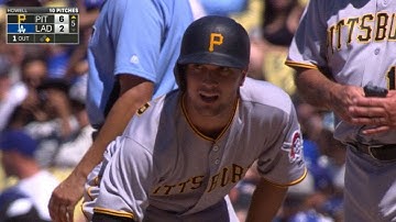 PIT@LAD: Frazier racks up four singles in win