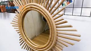 Review of Rattan Mirror (part 2) | GLOVIMEX COMPANY LIMITED