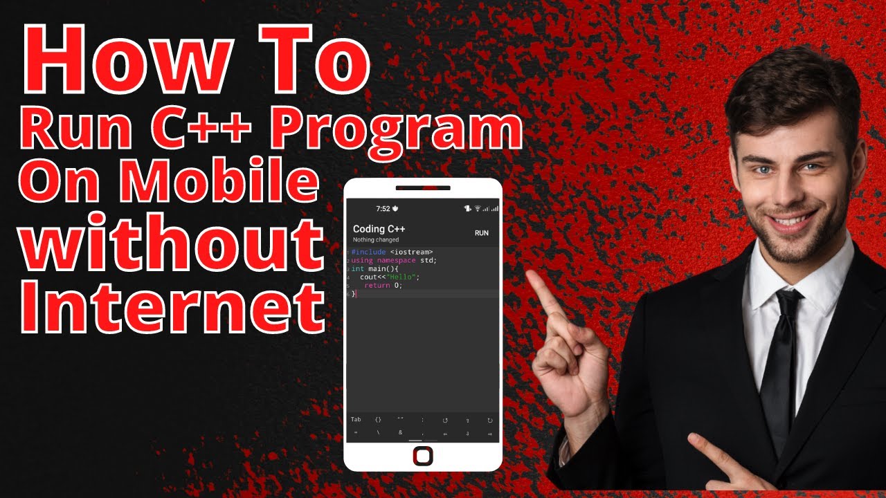 How to run c++ program on mobile without internet | Coding With Mobile ...