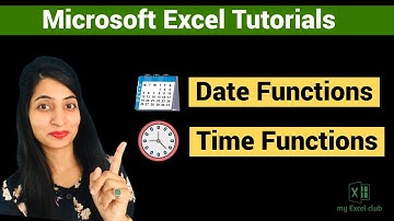 MS Excel Date and Time functions : Networkdays, Today and Now Formula