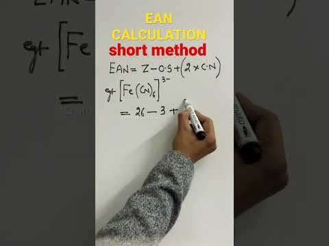 Video: Cum se calculează EAN în chimie?