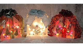 Decoración de navidad de bloques de vidrio