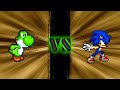 Sonic vs yoshi