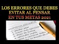 Los Errores que debes evitar al Establecer Metas propositos de año nuevo pnl proposito de año nuevo2