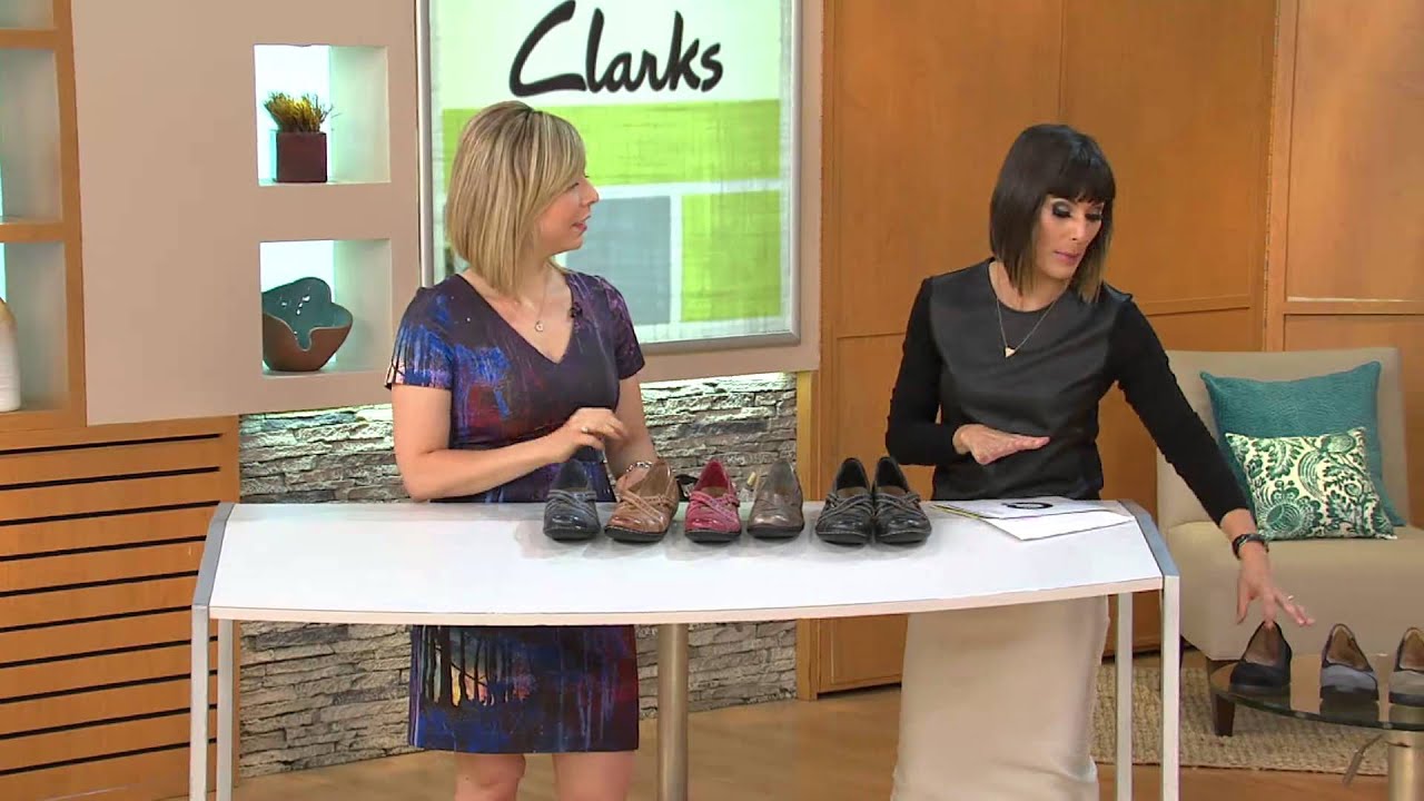 Clarks Leather Slip-on Shoes - Ashland Spin with Amy Stran - YouTube