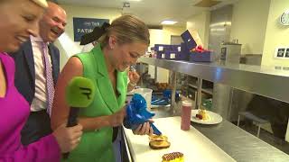 Racing Tv York Ebor Patisserie Kitchen Hannah Bedra, Amy Ryan, Kiersten Duke And The Wine Tipster.